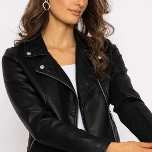 J'aime la Vie Quilted Side Zip Jacket In Black*Women Coats & Jackets