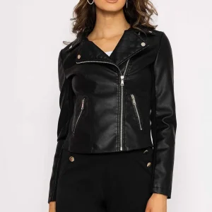 J'aime la Vie Quilted Side Zip Jacket In Black*Women Coats & Jackets