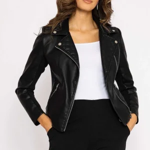 J'aime la Vie Quilted Side Zip Jacket In Black*Women Coats & Jackets