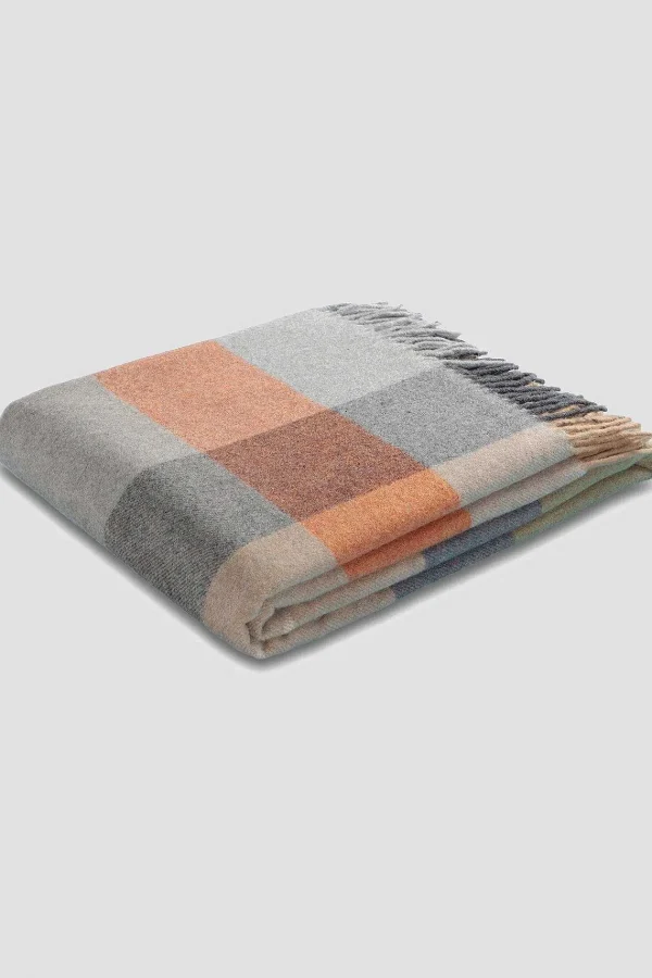 Biederlack Quito Autumn Throw With Fringe 130X170Cm* Homeware