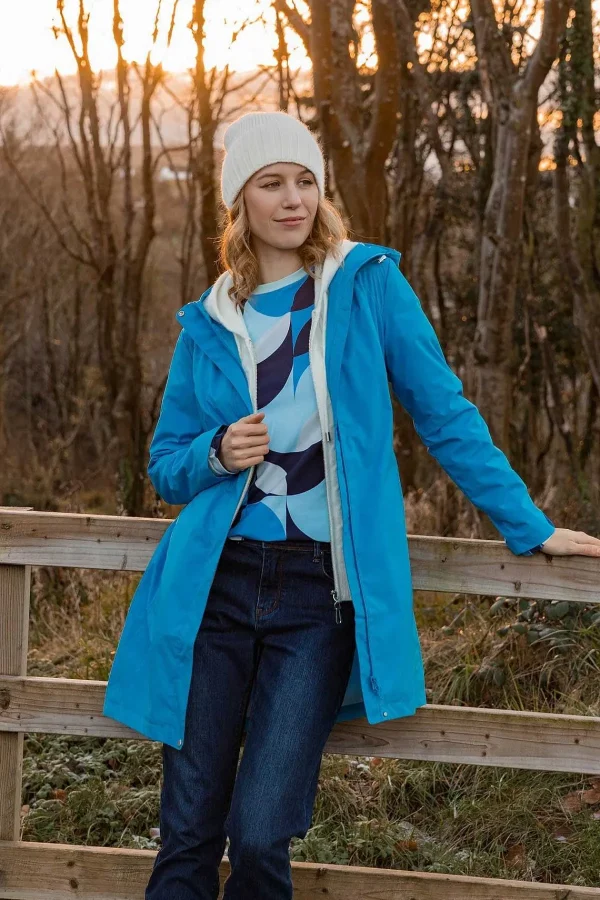 Kelly & Grace Weekend Rain Mac In Blue*Women Coats & Jackets