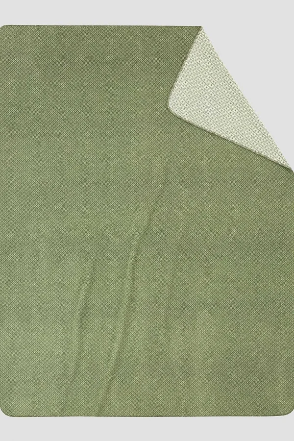 Biederlack Recover Tiny Diamond Throw 150X200Cm In Green* Homeware