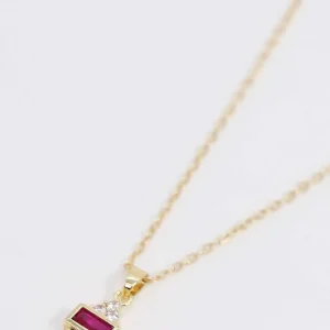 Joularie Red Stone Necklace* Necklaces