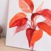 Carraig Donn HOME Red Urban Leaf Canvas Wall Art* Homeware