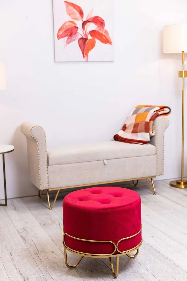 Carraig Donn HOME Red Urban Leaf Canvas Wall Art* Homeware