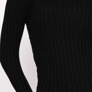 Kelly & Grace Weekend Rib Knit Top In Black*Women Jumpers & Cardigans