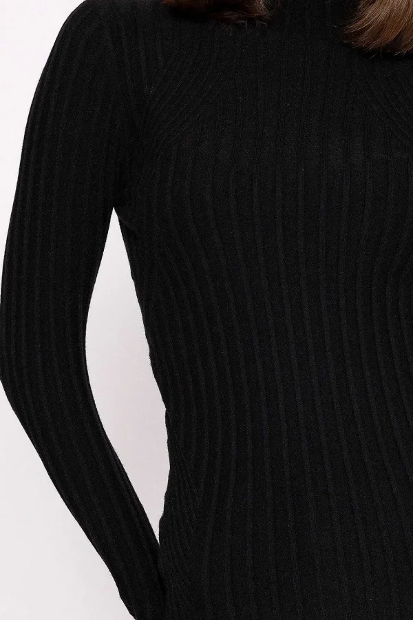 Kelly & Grace Weekend Rib Knit Top In Black*Women Jumpers & Cardigans