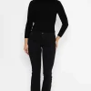 Pala D'oro Sport Rib Polo Knit In Black*Women Jumpers & Cardigans