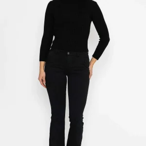 Pala D'oro Sport Rib Polo Knit In Black*Women Jumpers & Cardigans