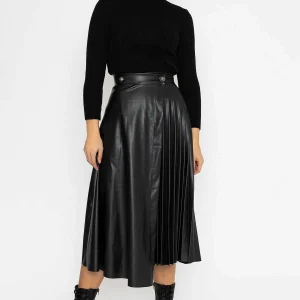 Pala D'oro Sport Rib Polo Knit In Black*Women Jumpers & Cardigans