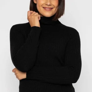 Rowen Avenue Rib Roll Neck Knit In Black*Women Jumpers & Cardigans