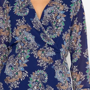 Pala D'oro Roisin Knee Length Dress In Navy Print*Women Dresses & Jumpsuits