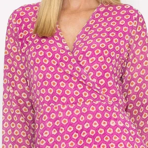 Pala D'oro Roisin Knee Length Dress In Pink Print*Women Dresses & Jumpsuits