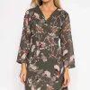 Pala D'oro Roisin Knee Length Dress In Khaki Print*Women Dresses & Jumpsuits