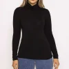 Rowen Avenue Roll Neck In Black*Women Tops & Blouses
