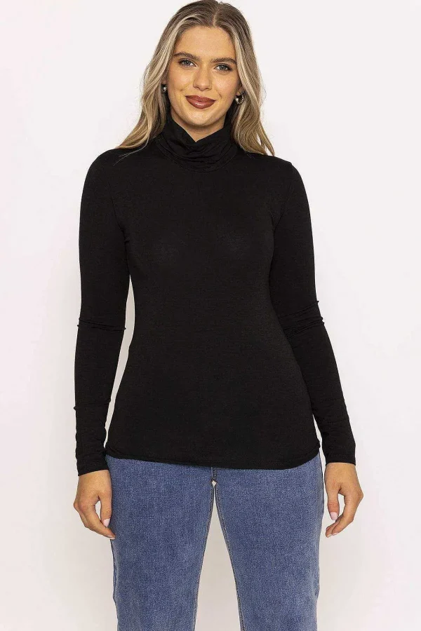Rowen Avenue Roll Neck In Black*Women Tops & Blouses