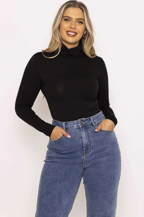 Rowen Avenue Roll Neck In Black*Women Tops & Blouses