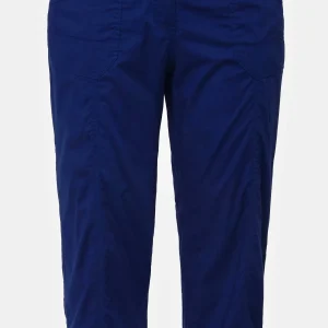 Ulla Popken Roll-Tab Hem Stretch Cargo Pants In Dark Blue*Women Jeans & Trousers