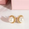 Soul Jewellery Rope Detail Pearl Earrings* Boxed Gifts