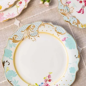 Rosa Belle Blue Dinner Plate* Homeware