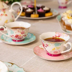 Rosa Belle Cups & Saucer Set* Homeware