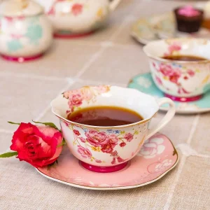 Rosa Belle Cups & Saucer Set* Homeware