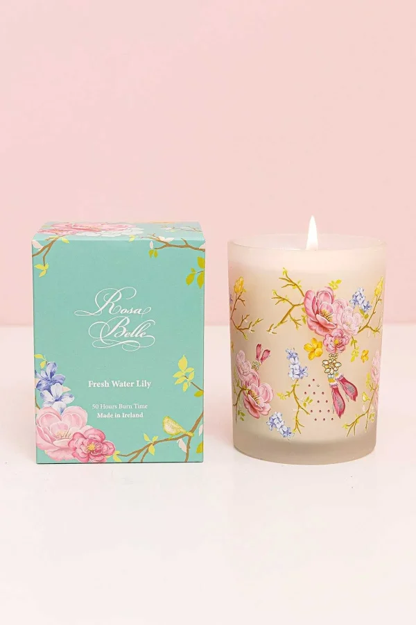 Rosa Belle Fresh Waterlily Candle* Homeware