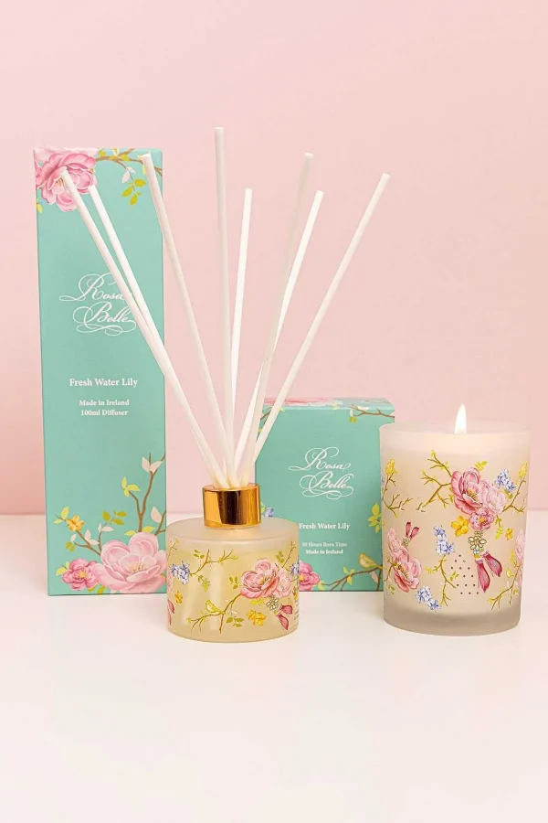 Rosa Belle Fresh Waterlily Candle* Homeware
