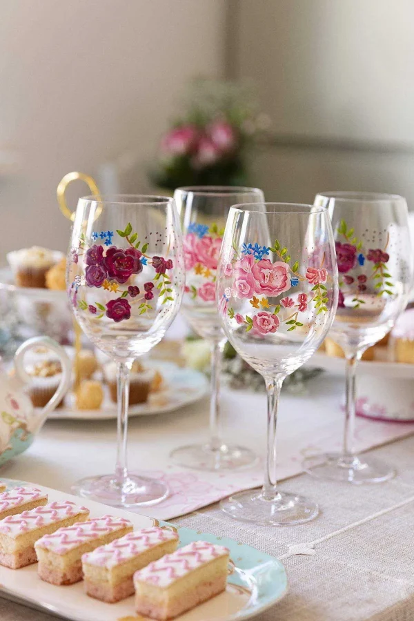 Rosa Belle Wine Glass Set Of 4* Homeware