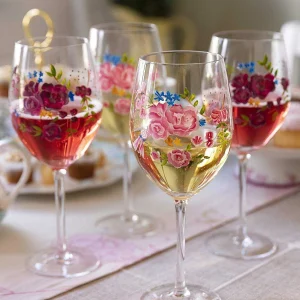 Rosa Belle Wine Glass Set Of 4* Homeware