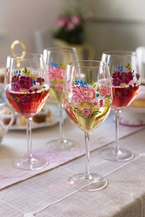 Rosa Belle Wine Glass Set Of 4* Homeware