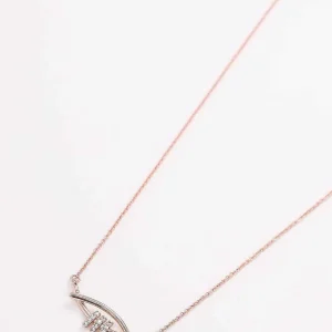 Joularie Rose Gold Double Bar Necklace* Necklaces