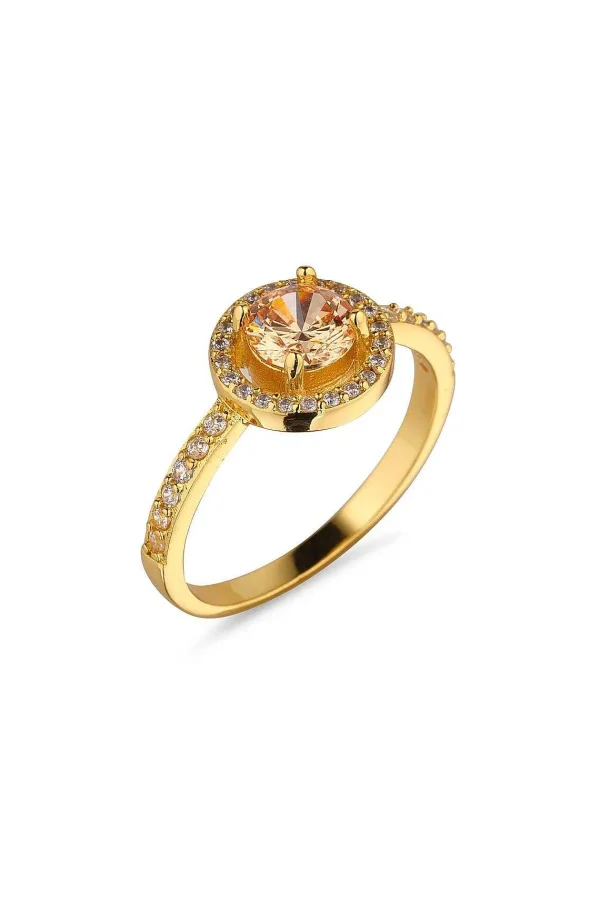 Knight & Day Round Champagne Ring Size 7* Boxed Gifts