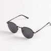 Vero Moda Accessories Round Frame Sunglasses In Black* Sunglasses