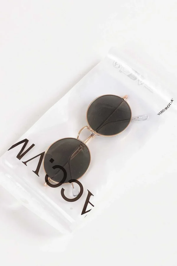 Vero Moda Accessories Round Gold Frame Sunglasses* Teenager