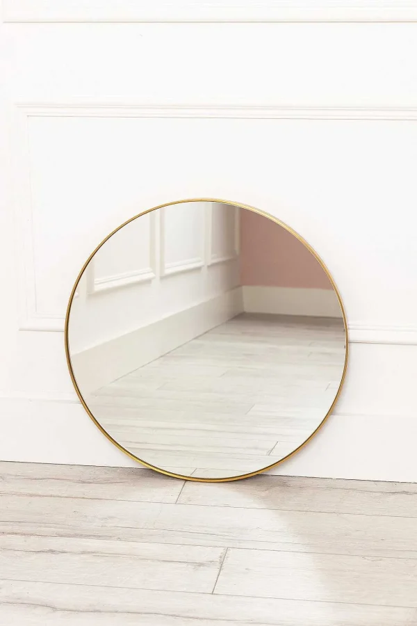Carraig Donn HOME Round Gold Modern Mirror* Homeware
