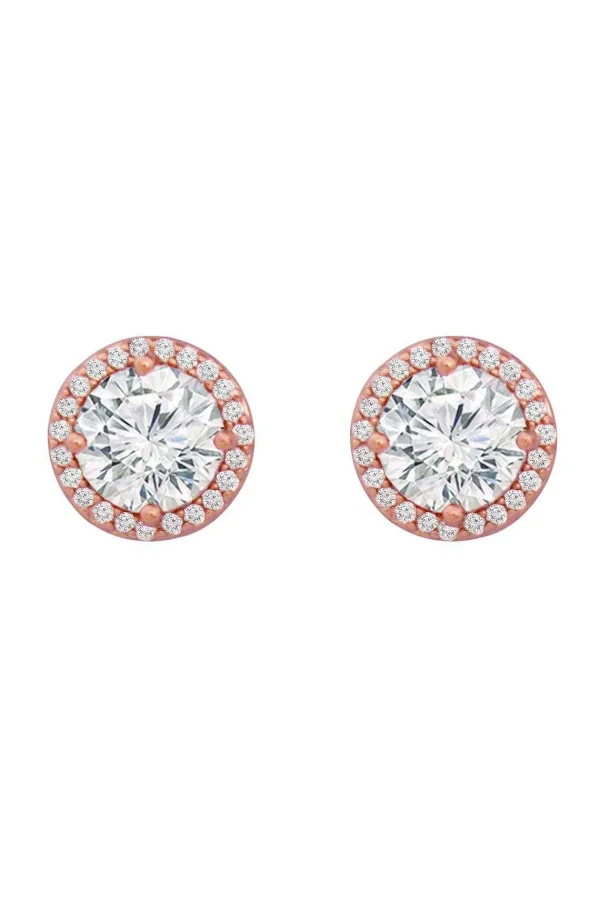 Tipperary Crystal Jewellery Round Stone Earrings* Boxed Gifts