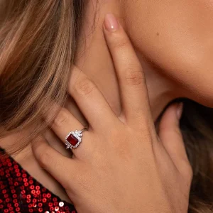 Soul Jewellery Ruby Closed Ring Size 7* Rings