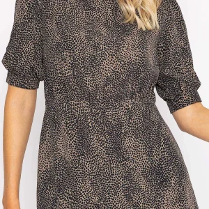 Rowen Avenue Ruffle Hem Dress In Leopard Print*Women Dresses & Jumpsuits