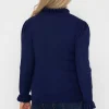 Rowen Avenue Ruffle Neck Knit In Navy*Women Jumpers & Cardigans