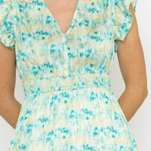 Rowen Avenue Ruth Midi Dress In Green Print*Women Dresses & Jumpsuits