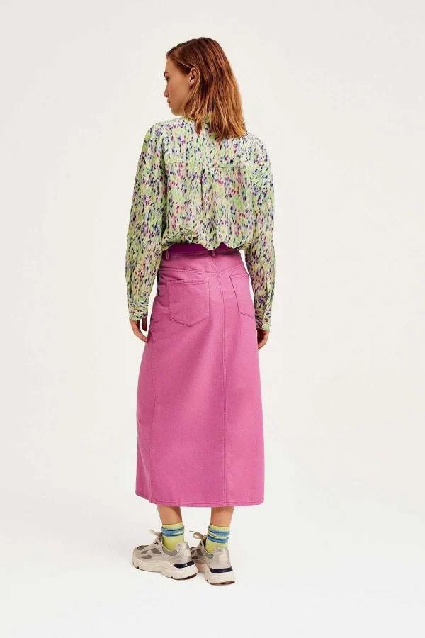 Cks Fashion Ruttens Shirt In Green Print*Women Tops & Blouses