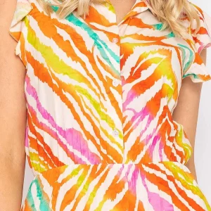 Rowen Avenue Sacha Zebra Printed Midi Dress*Women Dresses & Jumpsuits