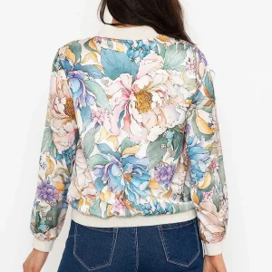Pala D'oro Sage Printed Bomber Jacket*Women Coats & Jackets