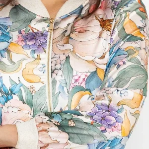 Pala D'oro Sage Printed Bomber Jacket*Women Coats & Jackets