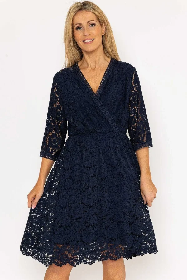 Pala D'oro Sally Midi Dress In Navy*Women Dresses & Jumpsuits