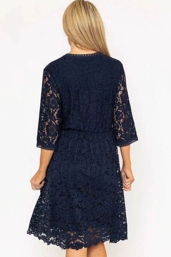 Pala D'oro Sally Midi Dress In Navy*Women Dresses & Jumpsuits
