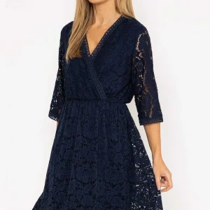 Pala D'oro Sally Midi Dress In Navy*Women Dresses & Jumpsuits
