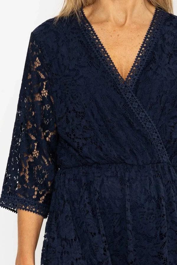 Pala D'oro Sally Midi Dress In Navy*Women Dresses & Jumpsuits