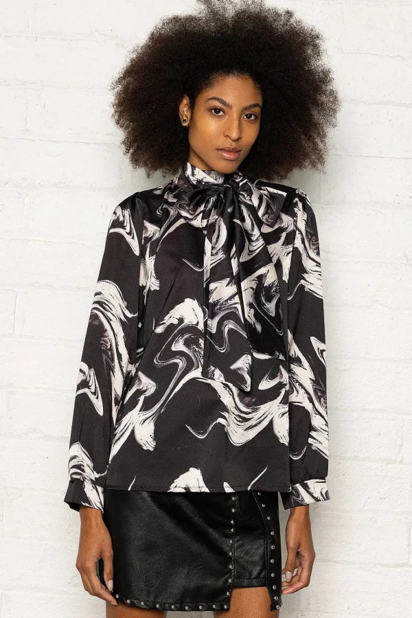Pala D'oro Sport Sasha Blouse In Black*Women Tops & Blouses